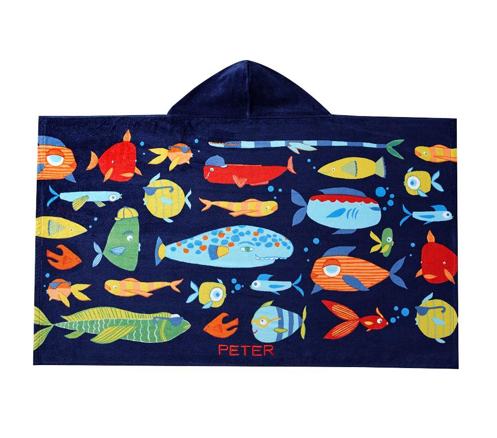 Funny Fish Beach Wrap